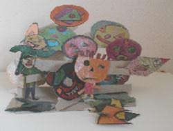 Sculpture en carton
